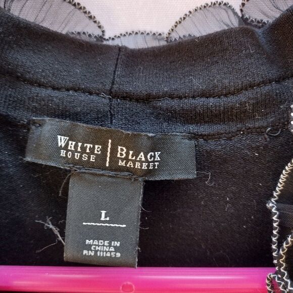 Silk White House Black Market bolero - Picture 3 of 7